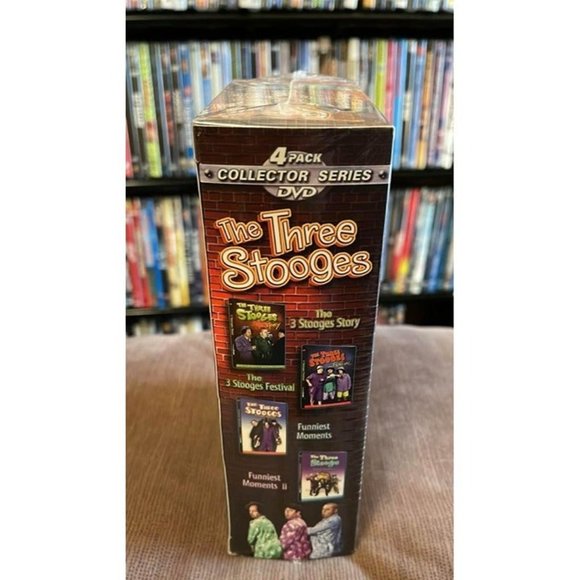 The Three Stooges Festival (DVD, 2000, 4-Disc Set) - New - Picture 4 of 4